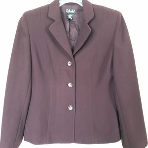Rafaela 2 piece business suit in wine